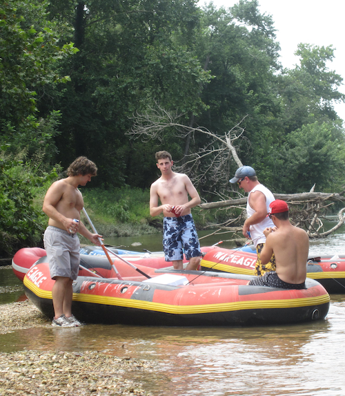 Me on 2010 Float Trip